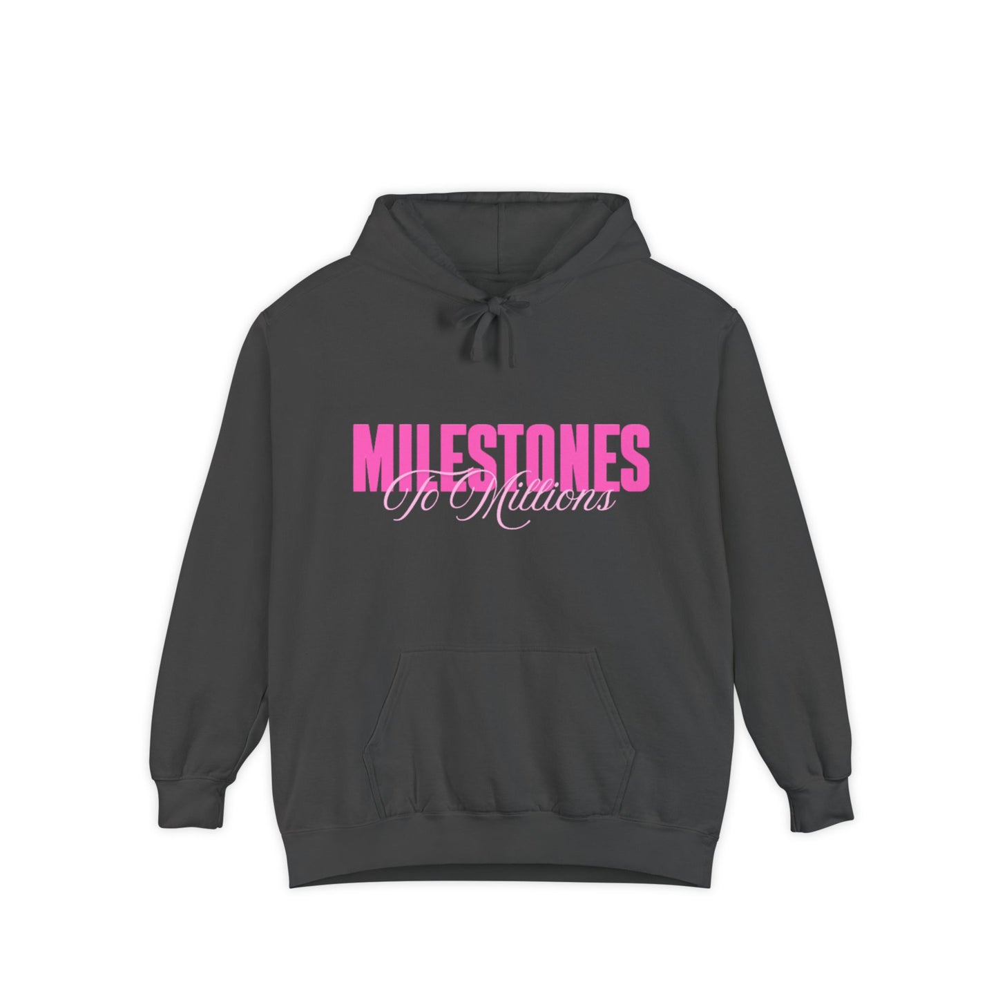 Milestones Garment-Dyed Hoodie | Unisex Pullover, Cozy Sweatshirt, Birthday Gift, Casual Wear, Celebration, Unique Gift Idea